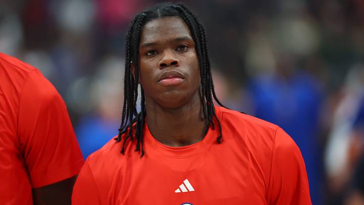 Arkansas Razorbacks guard Jordan Smith Jr during the McDonalds All American Boys Game at Desert Diamond Arena. Arkansas Razorbacks guard Jordan Smith Jr during the McDonalds All American Boys Game at Desert Diamond Arena.
