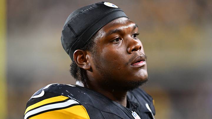 Pittsburgh Steelers offensive tackle Broderick Jones Pittsburgh Steelers offensive tackle Broderick Jones