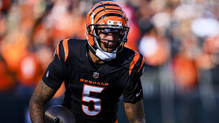 Barring the Cincinnati Bengals putting the franchise tag on him again, Tee Higgins is slated to become a free agent this offseason. Barring the Cincinnati Bengals putting the franchise tag on him again, Tee Higgins is slated to become a free agent this offseason.