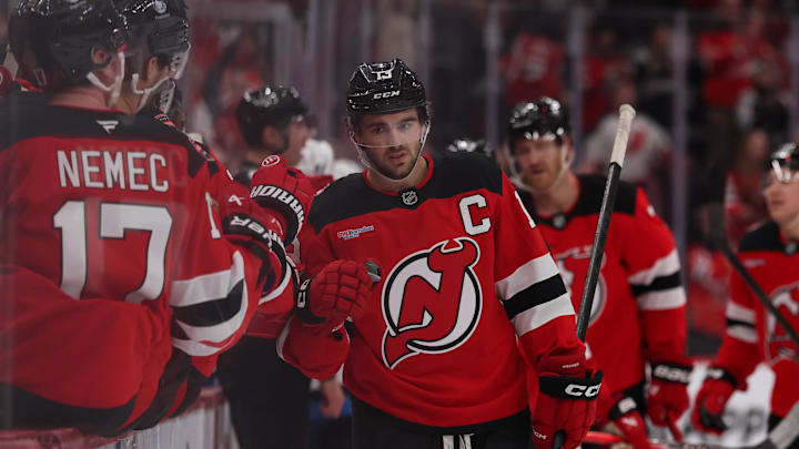 New Jersey Devils center Nico Hischier (13): Ed Mulholland-Imagn Images New Jersey Devils center Nico Hischier (13): Ed Mulholland-Imagn Images