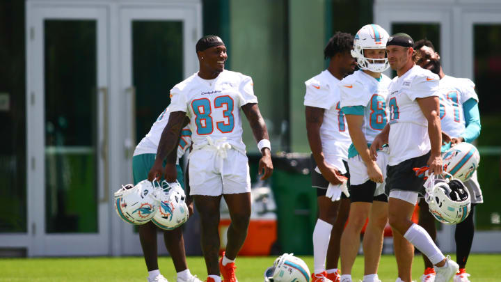 Former Virginia wide receiver Malik Washington is preparing for his rookie NFL season with the Miami Dolphins. Former Virginia wide receiver Malik Washington is preparing for his rookie NFL season with the Miami Dolphins.