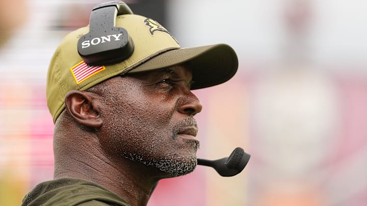 Tampa Bay Buccaneers head coach Todd Bowles' job got a little easier in Week 11 thanks to a big decision by the Bills. Tampa Bay Buccaneers head coach Todd Bowles' job got a little easier in Week 11 thanks to a big decision by the Bills.