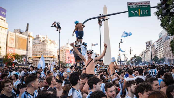 Argentinians celebrate World Cup title in Buenos Aires Argentinians celebrate World Cup title in Buenos Aires