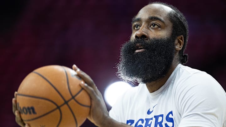 James Harden is one of four 76ers who is likely playing his final season in Philadelphia this year. 