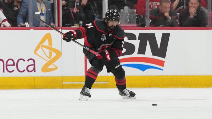 Seth Jarvis scored the overtime winner in Game 2.