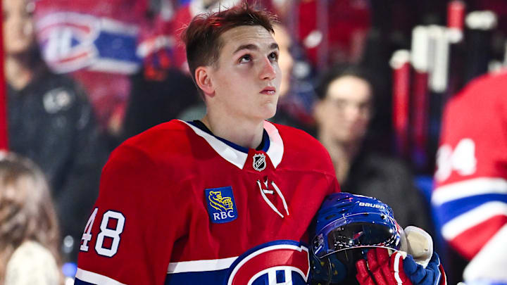 The Montreal Canadiens could push to sign Lane Hutson ASAP now that Luke Hughes and Jackson LaCombe are off the board.