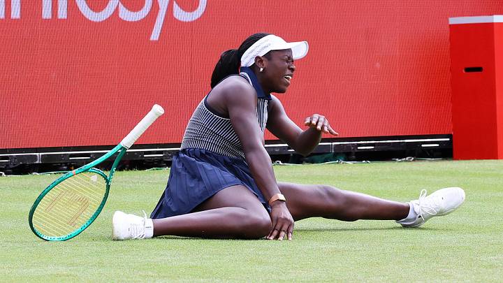 Victoria Mboko suffered a knee injury at the Queen's Club Championships. Victoria Mboko suffered a knee injury at the Queen's Club Championships.