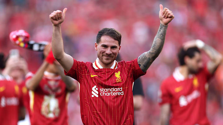 Alexis Mac Allister scored two screamers in April