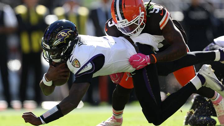 The Browns upset the Ravens on Sunday. The Browns upset the Ravens on Sunday.