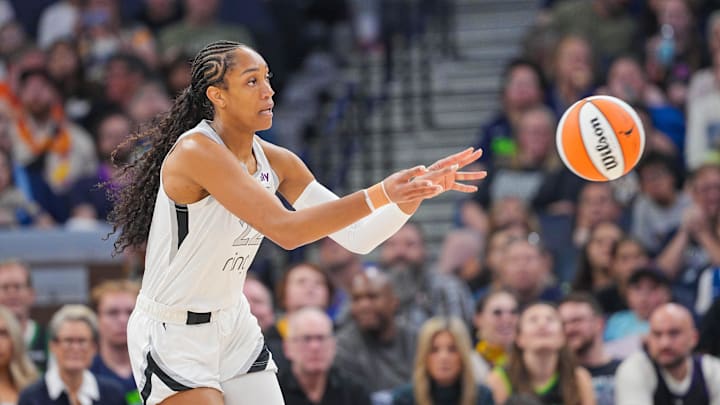 Las Vegas Aces center A'ja Wilson is a great prop target on Sunday.