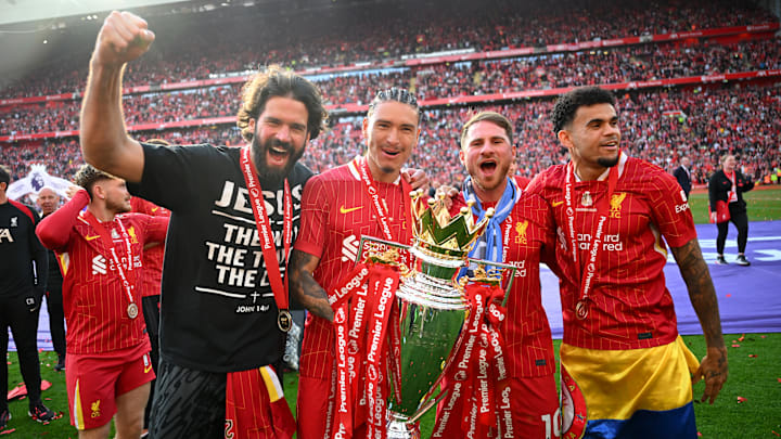 Liverpool foi campeão da Premier League nesta temporada Liverpool foi campeão da Premier League nesta temporada