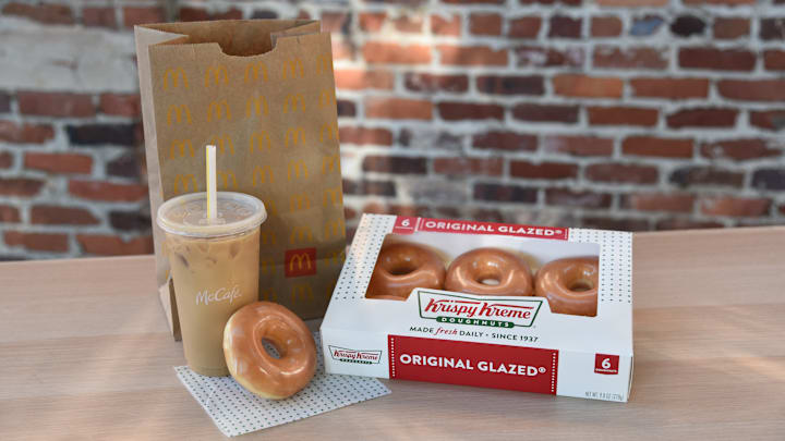 Krispy Kreme and McDonald's free doughnut offer