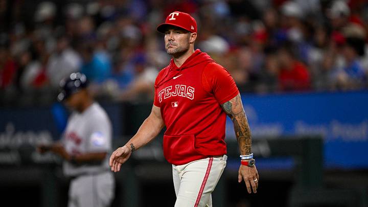 Texas Rangers manager Skip Schumaker. Credit: Jerome Miron-Imagn Images Texas Rangers manager Skip Schumaker. Credit: Jerome Miron-Imagn Images