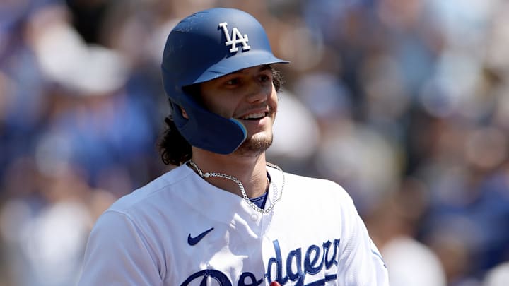 Los Angeles Dodgers outfielder James Outman