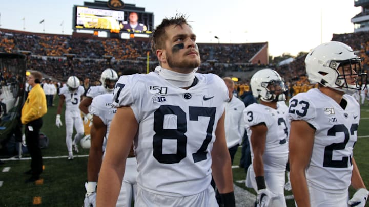Former Penn State football tight end Pat Freiermuth