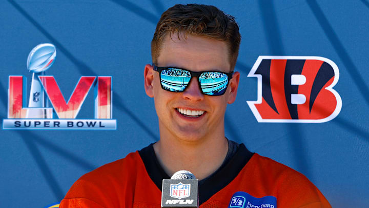 Super Bowl LVI - Cincinnati Bengals Practice & Media Day