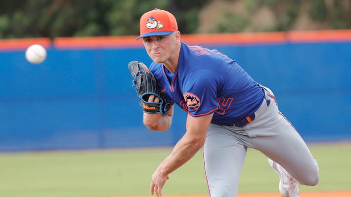 New York Mets minor-league pitcher Jonathan Santucci could be one of the players who find themselves in the big leagues before this season ends. New York Mets minor-league pitcher Jonathan Santucci could be one of the players who find themselves in the big leagues before this season ends.