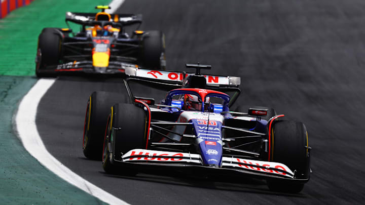 Liam Lawson, RB, Sergio, Red Bull, Formula 1