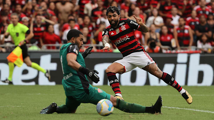 Gabigol marcou em seu último jogo pelo Flamengo