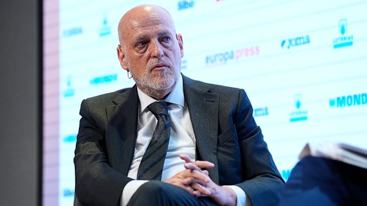 Javier Tebas volvió a criticar al Real Madrid, ahora tras no materializar su objetivo de llevar LaLiga a Miami Javier Tebas volvió a criticar al Real Madrid, ahora tras no materializar su objetivo de llevar LaLiga a Miami