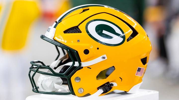 Green Bay Packers helmet; Mark J. Rebilas