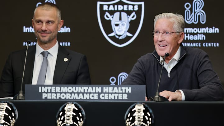 Las Vegas Raiders Introduce Pete Carroll As Head Coach, John Spytek As General Manager