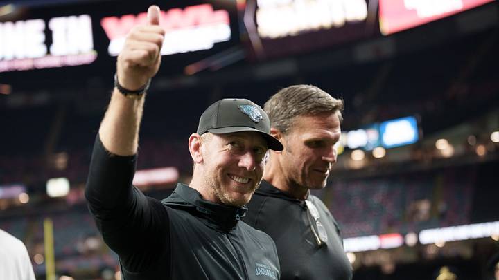 Aug 15, 2026; New Orleans, Louisiana, USA; Jacksonville Jaguars head coach Liam Coen after the game against the New Orleans Saints at Caesars Superdome. Mandatory Credit: Matthew Hinton-Imagn Images Aug 15, 2026; New Orleans, Louisiana, USA; Jacksonville Jaguars head coach Liam Coen after the game against the New Orleans Saints at Caesars Superdome. Mandatory Credit: Matthew Hinton-Imagn Images