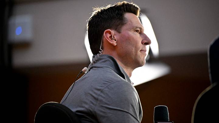 Dec 9, 2024; Dallas, TX, USA; Boston Red Sox chief baseball officer Craig Breslow speaks with the media at the Hilton Anatole during the 2024 MLB Winter Meetings. Mandatory Credit: Jerome Miron-Imagn Images Dec 9, 2024; Dallas, TX, USA; Boston Red Sox chief baseball officer Craig Breslow speaks with the media at the Hilton Anatole during the 2024 MLB Winter Meetings. Mandatory Credit: Jerome Miron-Imagn Images