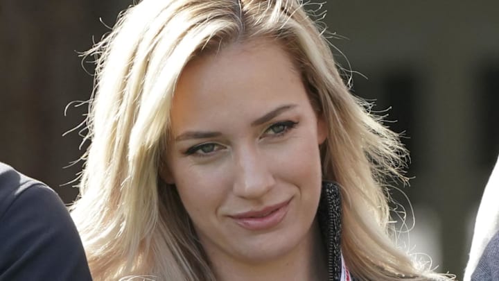 Paige Spiranac during "The Match: Tiger vs Phil" at Shadow Creek Golf Course Paige Spiranac during "The Match: Tiger vs Phil" at Shadow Creek Golf Course