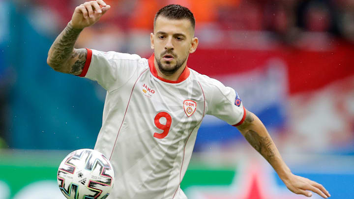 Aleksandar Trajkovski en la Selección de Macedonia Aleksandar Trajkovski en la Selección de Macedonia