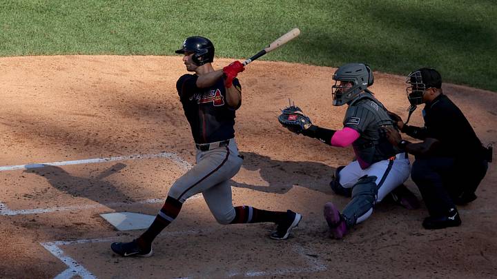 The Braves outfielder delivered in a big way to tie up the series in New York The Braves outfielder delivered in a big way to tie up the series in New York