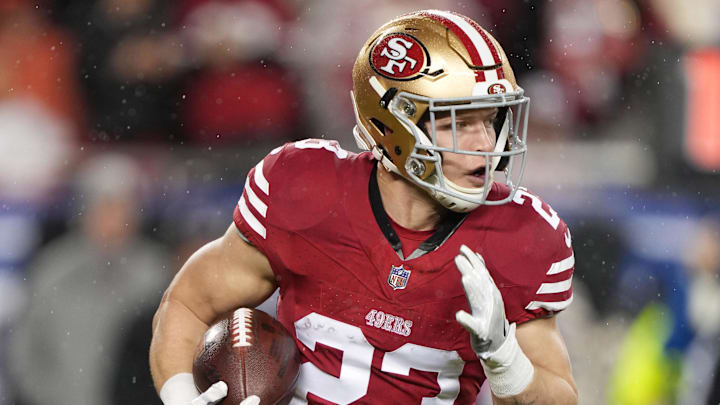 San Francisco 49ers running back Christian McCaffrey