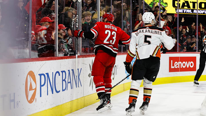 Anaheim Ducks v Carolina Hurricanes Anaheim Ducks v Carolina Hurricanes