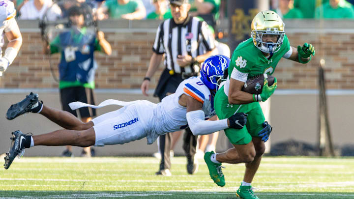 Boise State Broncos defensive back Ty Benefield.