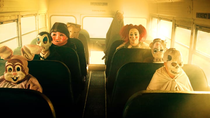 A scene from Warner Bros. Pictures and Legendary Pictures’ horror thriller “Trick ‘r Treat,” distributed by Warner Bros. Pictures. 
PHOTOGRAPHS TO BE USED SOLELY FOR ADVERTISING, PROMOTION, PUBLICITY OR REVIEWS OF THIS SPECIFIC MOTION PICTURE AND TO REMAIN THE PROPERTY OF THE STUDIO. NOT FOR SALE OR REDISTRIBUTION.