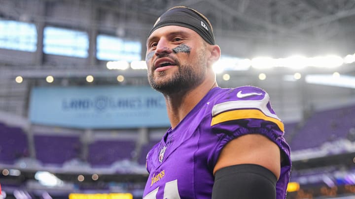 Aug 10, 2024; Minneapolis, Minnesota, USA; Minnesota Vikings linebacker Blake Cashman (51) after the game against the Las Vegas Raiders at U.S. Bank Stadium. Aug 10, 2024; Minneapolis, Minnesota, USA; Minnesota Vikings linebacker Blake Cashman (51) after the game against the Las Vegas Raiders at U.S. Bank Stadium.