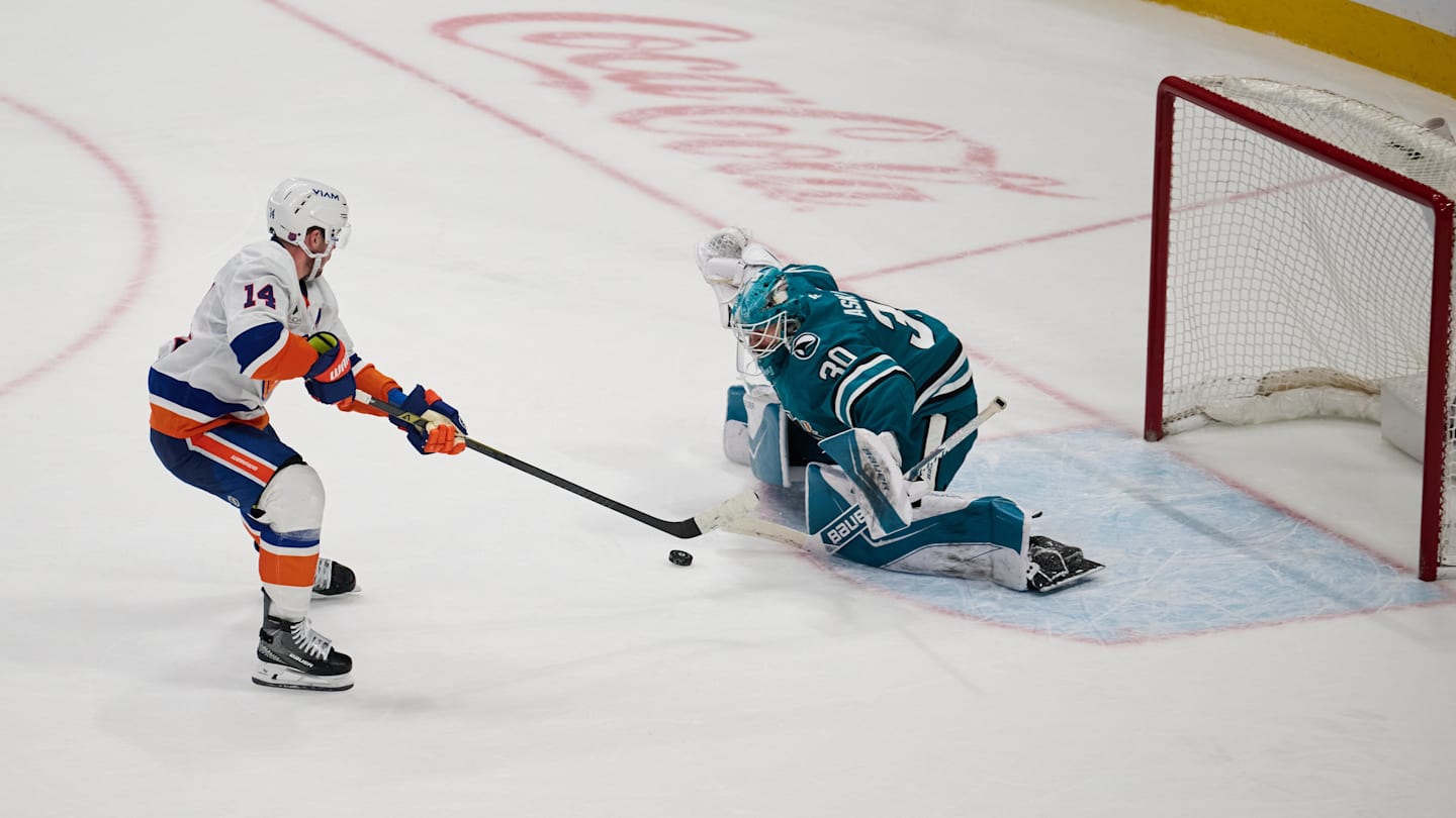 Bo Horvat overtime winner lifts NY Islanders over Sharks and ends two-game skid