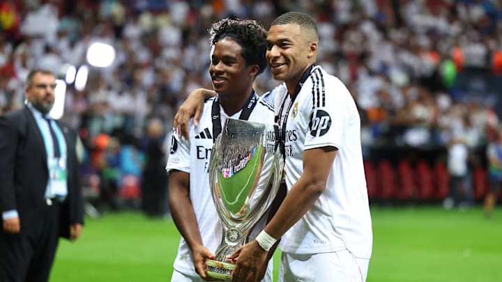 Mbappe and Endrick have already won their first trophy together at Real Madrid Mbappe and Endrick have already won their first trophy together at Real Madrid