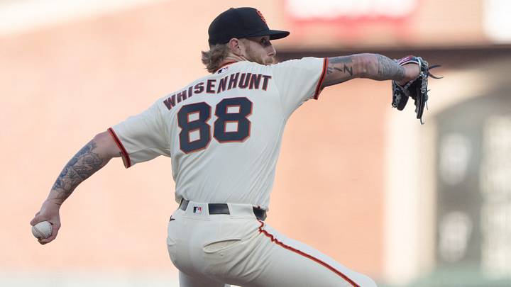 San Francisco Giants starting pitcher Carson Whisenhunt