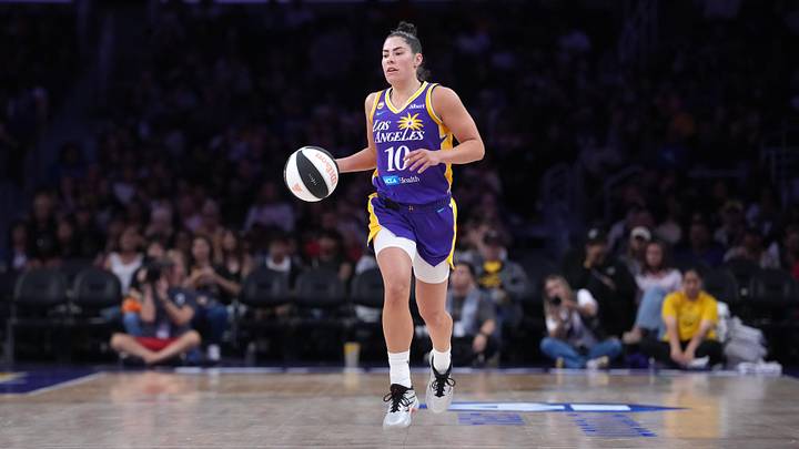 The LA Sparks and guard Kelsey Plum are road favorites on June 10. The LA Sparks and guard Kelsey Plum are road favorites on June 10.