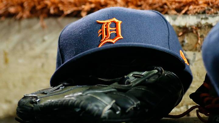 The hat and glove of a Detroit Tigers player before a game. Credit: John E. Sokolowski-USA TODAY Sports The hat and glove of a Detroit Tigers player before a game. Credit: John E. Sokolowski-USA TODAY Sports
