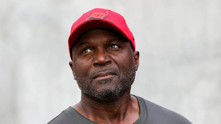 Tampa Bay Buccaneers head coach Todd Bowles looks on before a preseason game against the Jacksonville Jaguars at EverBank Stadium. Tampa Bay Buccaneers head coach Todd Bowles looks on before a preseason game against the Jacksonville Jaguars at EverBank Stadium.