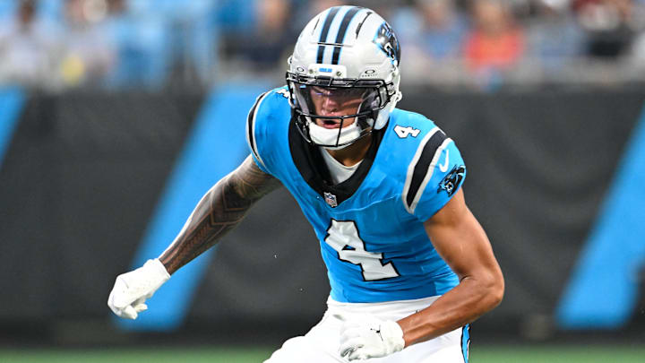 Carolina Panthers wide receiver Tetairoa McMillan. Carolina Panthers wide receiver Tetairoa McMillan.