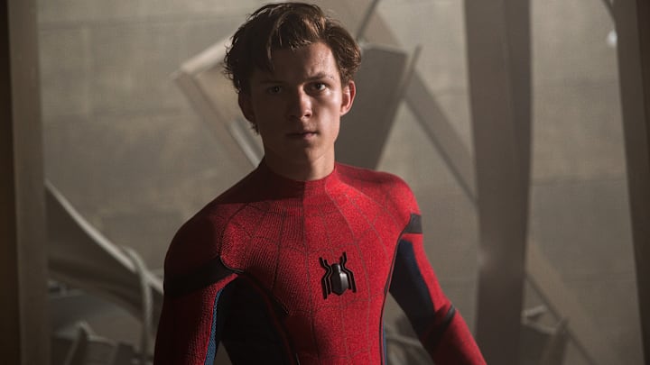 Tom Holland stars as Spider-Man/Peter Parker in Columbia Pictures' SPIDER-MAN™: HOMECOMING.