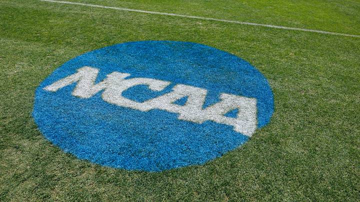 May 15, 2026; Gainesville, FL, USA; The NCAA logo is painted on the field before the game between the Florida Gators and Florida A&M Rattlers at Katie Seashole Pressly Stadium. Mandatory Credit: Matt Pendleton-Imagn Images