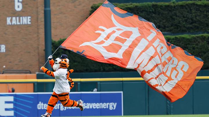 Detroit Tigers mascot Paws. Credit: Rick Osentoski-Imagn Images Detroit Tigers mascot Paws. Credit: Rick Osentoski-Imagn Images