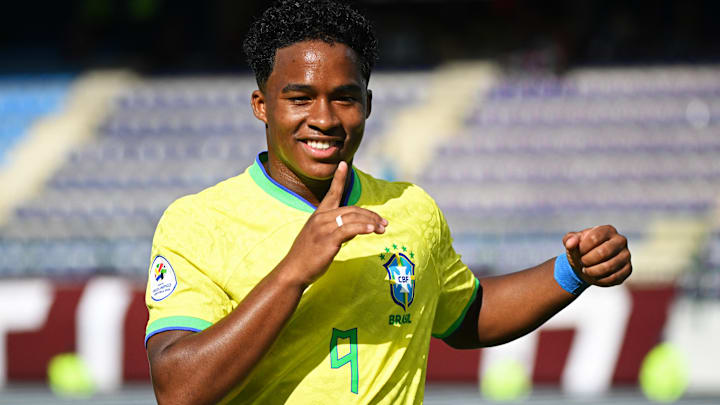 Endrick é o artilheiro da Seleção Sub-23 no Torneio Pré-Olímpico. 