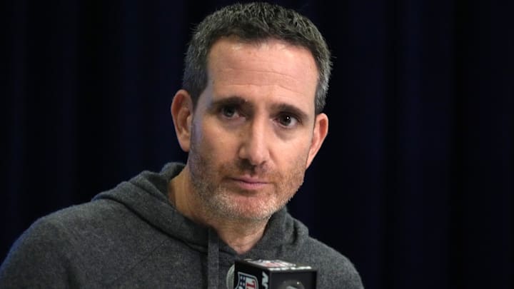 Philadelphia Eagles general manager Howie Roseman during the NFL Scouting Combine at Indiana Convention Center.