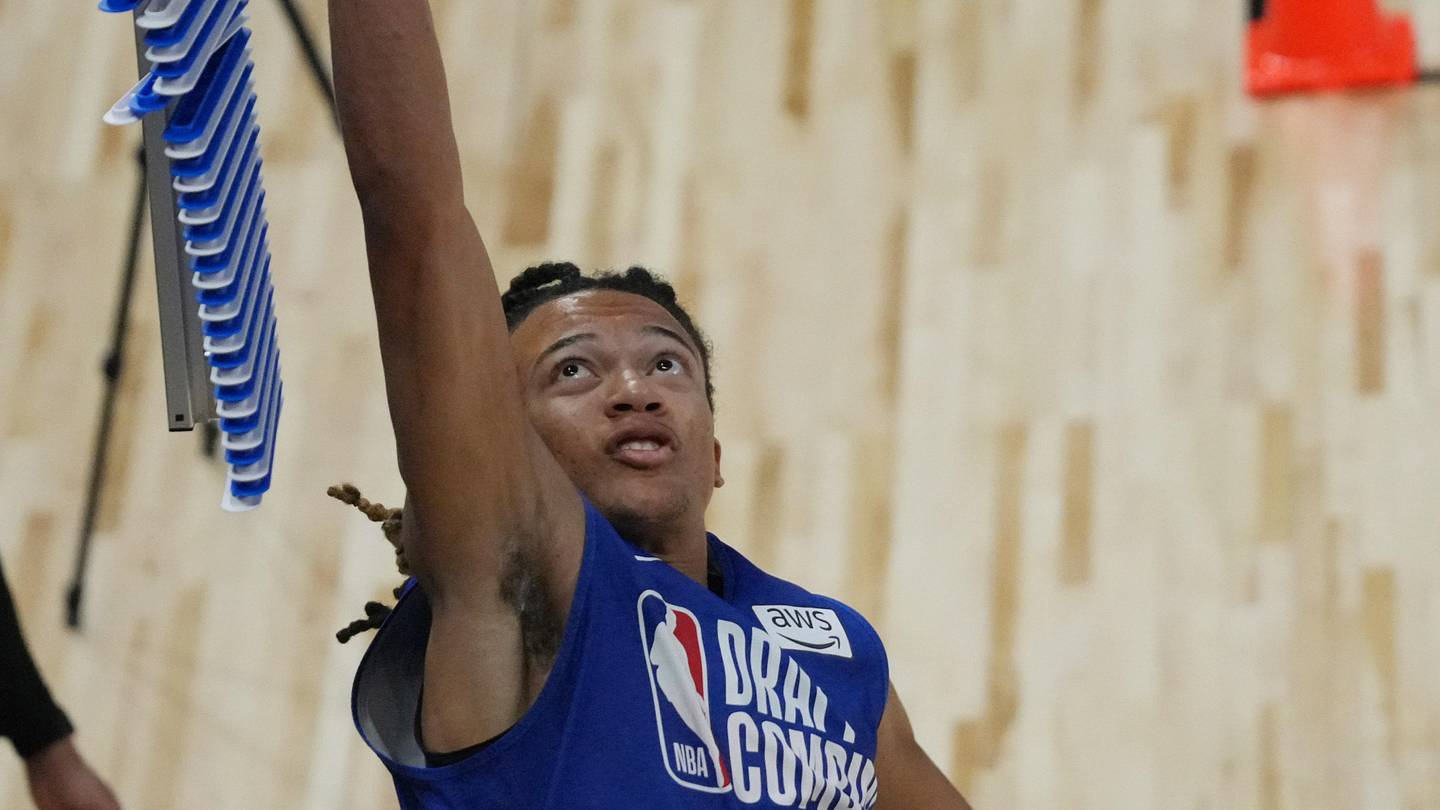 Houston's Kingston Flemings Stands Out With Special NBA Combine Performance