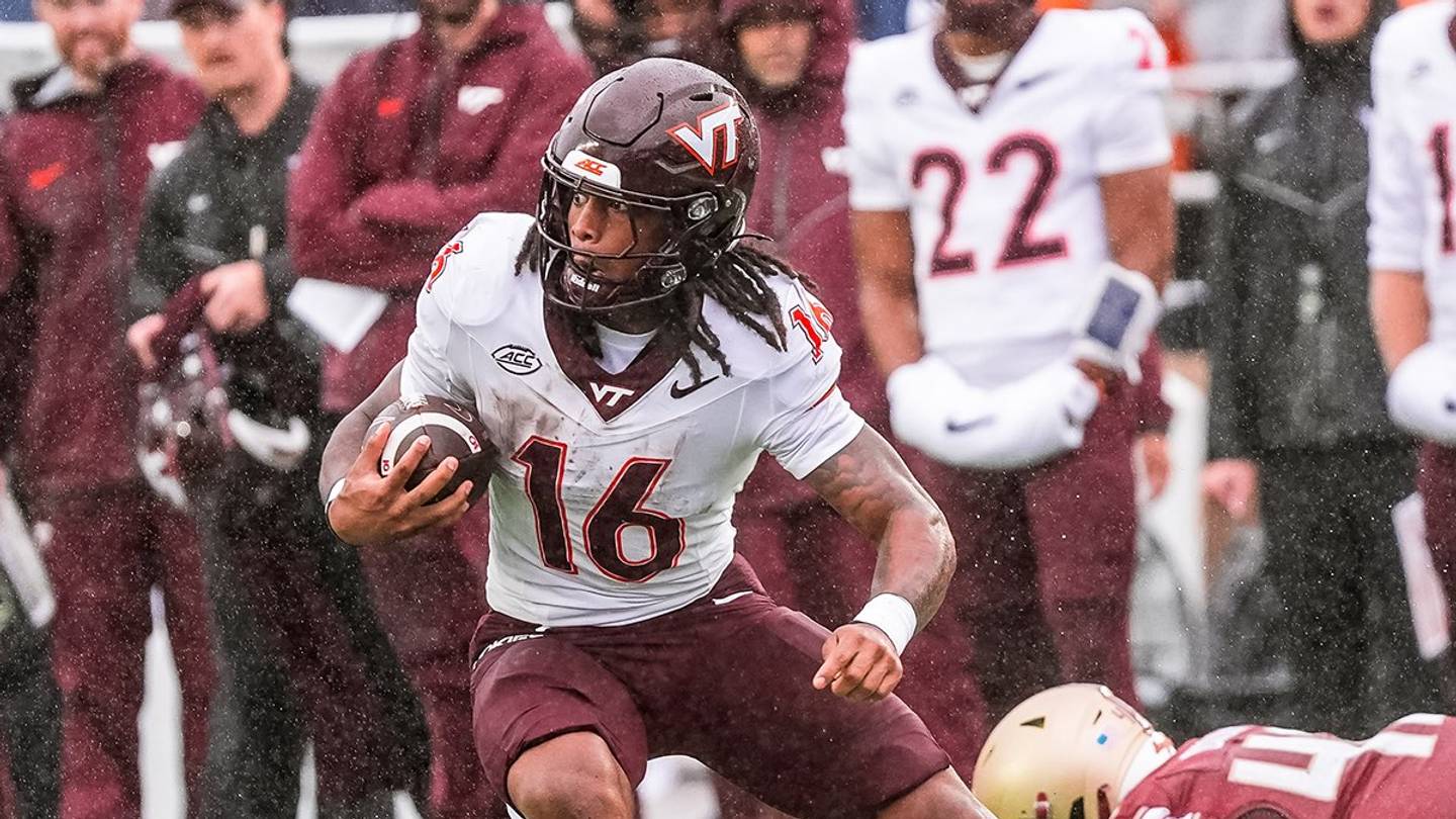 Virginia Tech Topples Boston College 21-14 In Rainy Affair